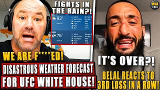 DISASTROUS weather forecast for UFC White house! Dana CLAPS BACK at Tom Aspinall RELEASE request!