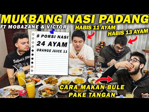 YANG KALIAN TUNGGU2 ‼️ BULE MAKAN NASI PADANG MOBAZANE & VICTOR ‼️ donkey bar bar