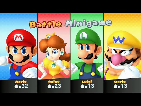 Mario Party 10 - Mario vs Daisy vs Luigi vs Wario - Haunted Trail