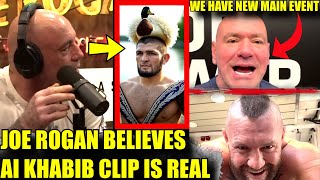 Joe Rogan's Embarrassing Blunder in recent JRE Episode regarding Khabib,New Main Event!,Conor's Hair