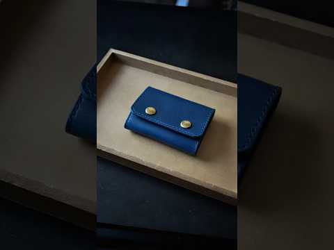 カードインボックスコインケース作ってみた #leathercraft #レザークラフト