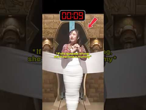 She became a mummy. she became a mummy for fun!❤️