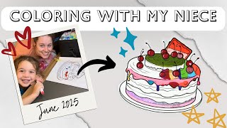 Coloring With My Niece, June!