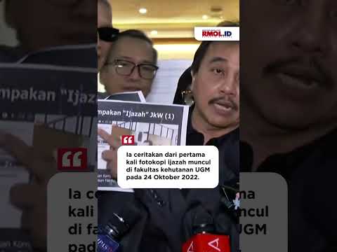 Roy Suryo: Ijazah Jokowi 99,9% Palsu! 💥 Bukti Lengkapnya Bikin Kaget! #roysuryo #ijazahpalsu #jokowi