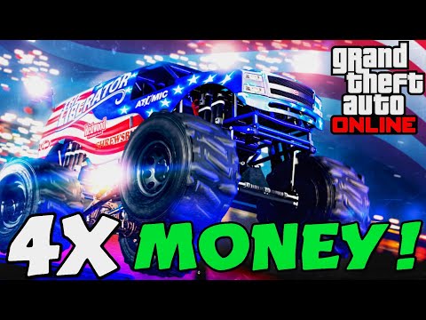 GTA ONLINE 4X MONEY!!! INDEPENDENCE DAY EVENT!!!