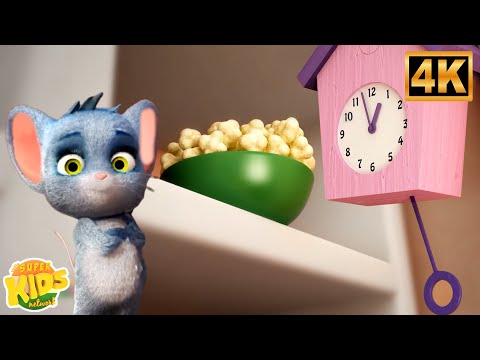 Hickory Dickory Dock, हिकरी डिकरी डॉक, Hindi Nursery Rhymes for Kids