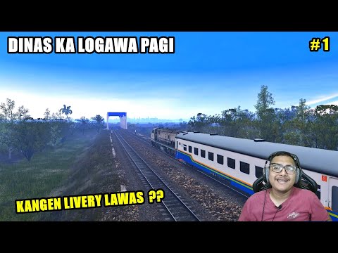 DINAS KERETA API LOGAWA PAGI PART 1