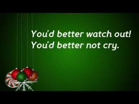 Santa Claus is coming to town (Lyrics - Children version) - YouTube