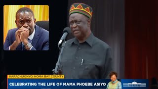 SOME PEOPLE MAKING NOISE IN ODM ARE VERY YOUNG, SHOULD LEARN FROM RAILA MY BROTHER ~OBURU ODINGA