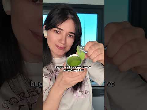 İlk defa Matcha Latte deniyorum harika oldu