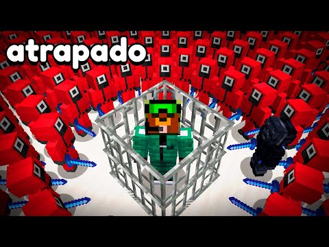 ESCAPÉ de la PRISIÓN del JUEGO DEL CALAMAR en MINECRAFT