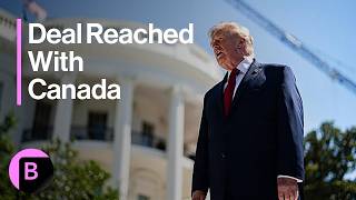 YouTube video thumbnail: Trump Says US Has ‘Come to a Deal With Canada’