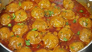 Shahi Chicken Kofta Korma Recipe | Reshmi  Chicken Kofta Gravy | Creamy Chicken Kofta Gravy |
