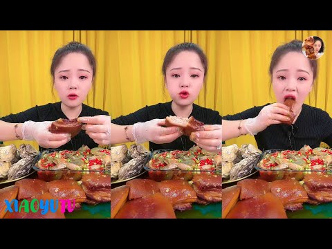 【Xiaoyu Mukbang】XIAOYU EATING SHOW。MUKBANG SATISFYING。Mukbang Chinese。N02。230222。2