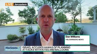 YouTube video thumbnail: Israel Warns Hamas Over Gaza Kites and Balloons 