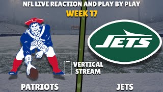 NFL | New York Jets vs New England Patriots🏈 Live Reaction & Play-by-Play | NFL 📱