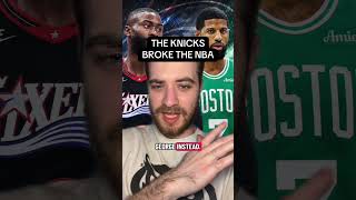 The Knicks have broken the NBA. #nba #knicks