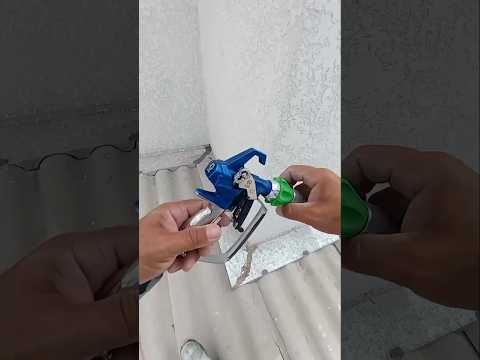 Airless Spray. aplicação da primeira camada com sistema airless spray bico 621 LP Graco 🇺🇸 #airless