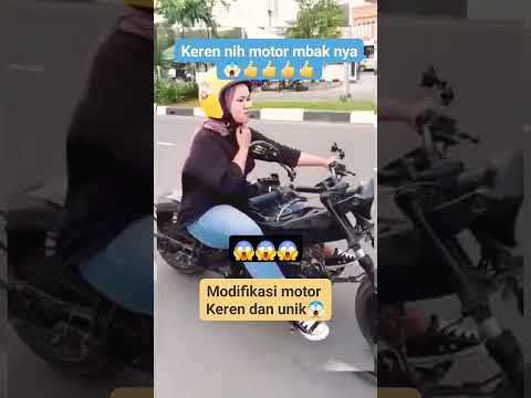 Keren nih motor mbaknya 😱😱😱