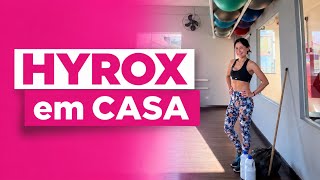 HYROX em CASA iniciante ou avançado 