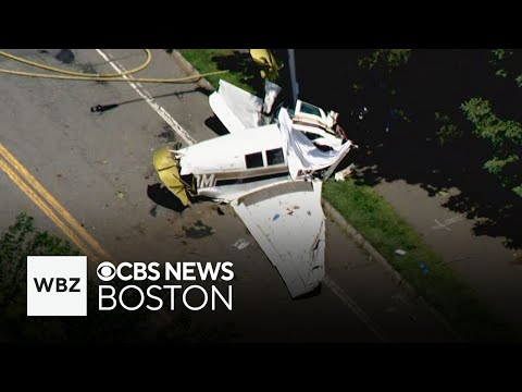 YouTube video thumbnail: One Dead After Small Plane Crashes Nearly Beverly, Massachusetts Airport
