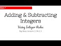Adding and Subtracting Integers: Key Rules and Techniques