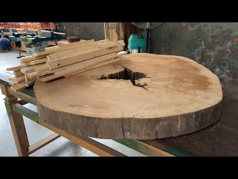 Building a Beautiful Round Coffee Table - DIY Tutorial