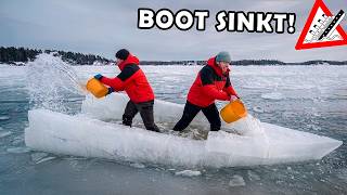 Schaffen wir es unser Eisboot zu retten?