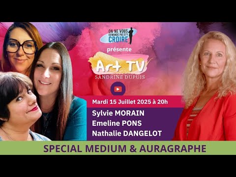 ❤️ Emeline Pons, Nathalie Dangelot et Sylvie Morain transmettent des messages par auragraphes