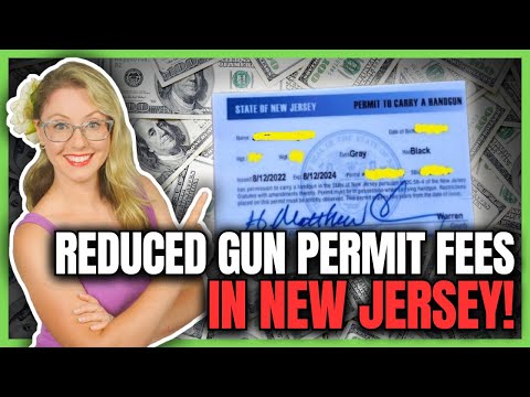 Reduced Gun Permit Fees in New Jersey