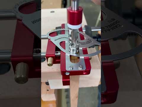 Get the exact dowel spacing YOU want with the Cam-A-Line Dowel Guide. #shorts #woodpeckerstools