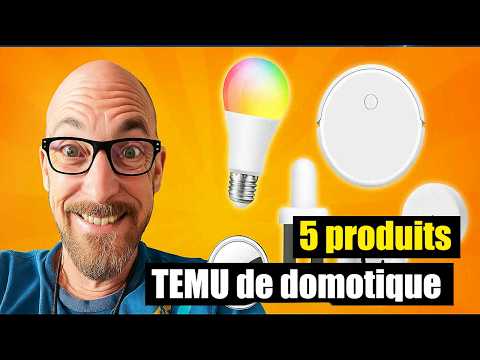 je test des produit domotique TEMU à petit prix ! code promo de produits à 0€ pour les nouveaux