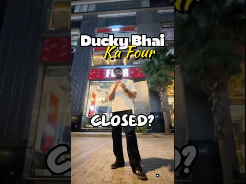 FOUR Restaurant Lahore Honest Review | Ducky Bhai ka Restaurant Open Hai 🔥 #DuckyBhai #LahoreFood