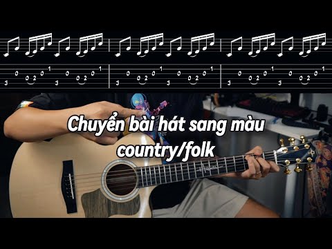 Đệm guitar màu country folk với kỹ thuật này #GuitarTalk