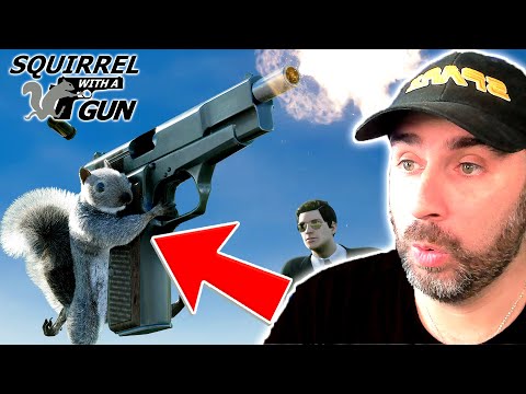 GUARDA QUESTO VIDEO se VUOI RIDERE: GTA con SCOIATTOLI! - Squirrel with a gun