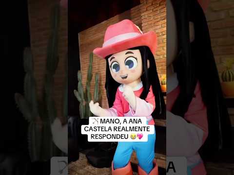 Eu tô em choqueee 🥹 Ana Castela respondeu mesmo! 💫💖 #paravocê #anacastela #boiadeira