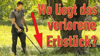 Ich suche VERLORENES ERBSTÜCK!! (Mit Metalldetektor) - Schatzsuche