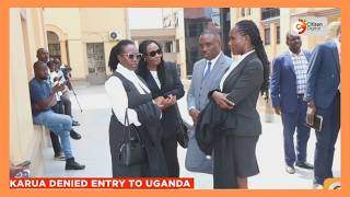 YouTube video thumbnail: Karua to be Deported After she was Denied Entry to Uganda