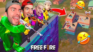 EL RETO del FRANCOTIRADOR CUATRUPLE! FREE FIRE - AntornixxG