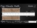 Measurement Concepts and Unit Relationships