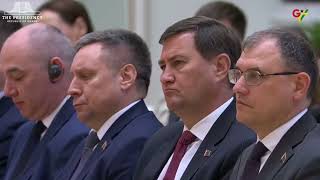 YouTube video thumbnail: President John Mahama's Speech at Lukashenko, Belarus