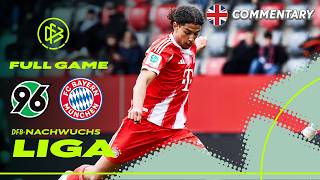 Hannover 96 vs FC Bayern München | Full Game | U 19-DFB-Youth-League