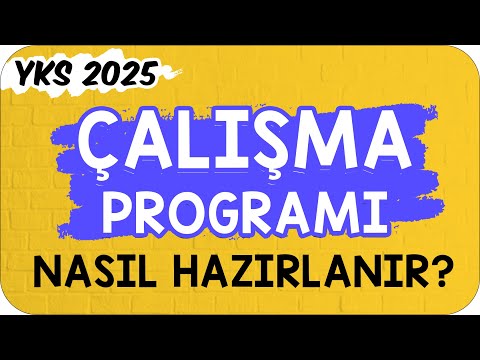 YKS Çalışma Programı Nasıl Hazırlanır?  👉🏻 EN DETAYLI VE KAPSAMLI PROGRAM