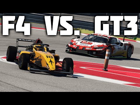 Formula 4 vs. GT3 - Which is Faster at COTA?