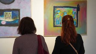 Mladá Boleslav: Výtvarník, hrec a hudebník Marek Brodský vystavuje své obrazy v Galerii pod věží