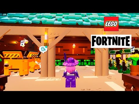 CONSTRUI UM PAVILHÃO DE MAQUINAS NO LEGO FORTNITE!! #legofortnite