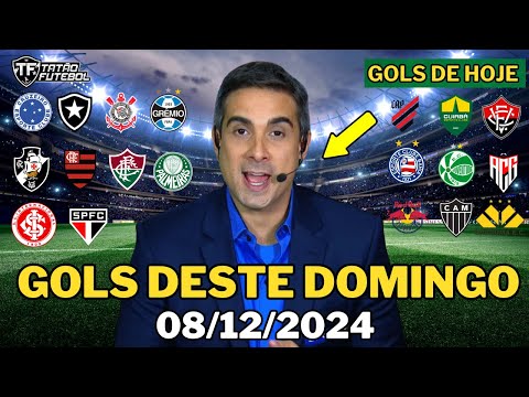 ⚽️ TODOS OS GOLS DESTE DOMINGO 08/12/2024 GOLS DE HOJE, GOLS DO DIA, GOLS DO BRASILEIRÃO (COMPLETO)