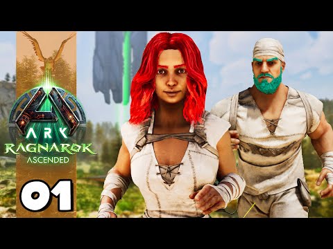 INÍCIO ÉPICO NO MAPA RAGNAROK! Começando do Zero no ARK Ascended!