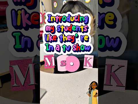 Introducing… The 1st Grade Stars ⭐️✨ Straight outta Ms. K’s classroom! 📺🍎 #teacher #funny