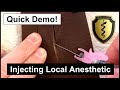 Anesthetizing Lacerations Techniques
